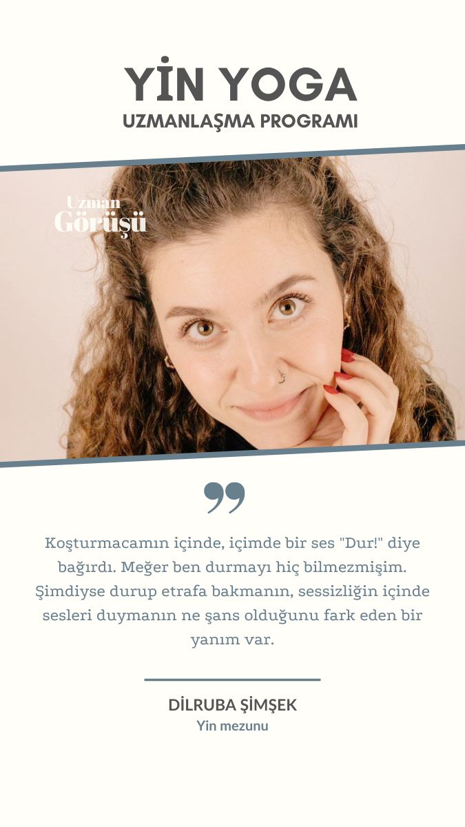 Yin yoga mezun yorumu