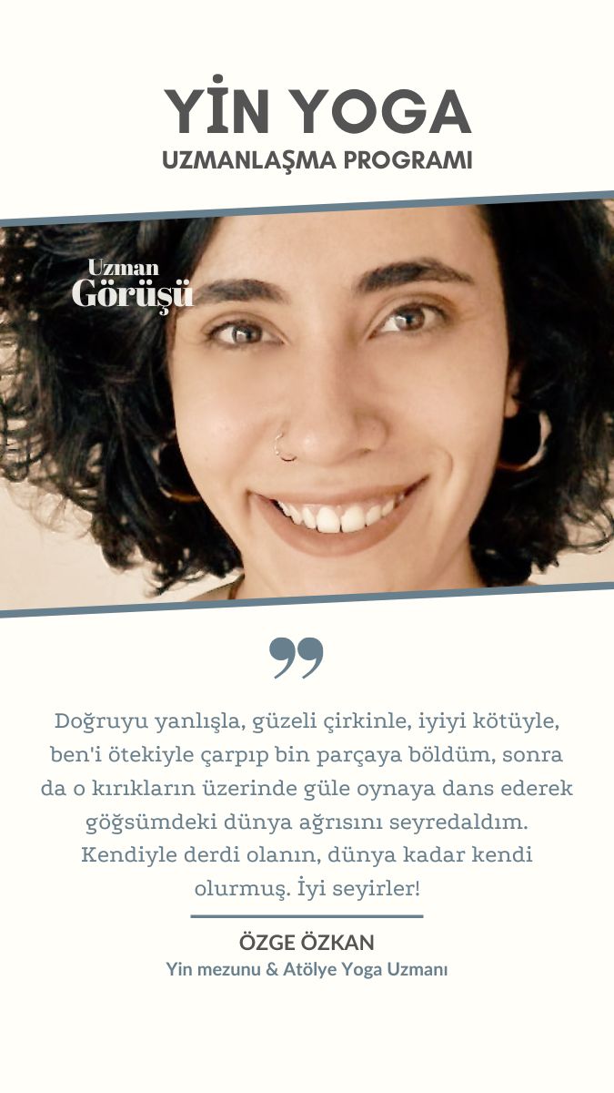 Yin yoga mezun yorumu